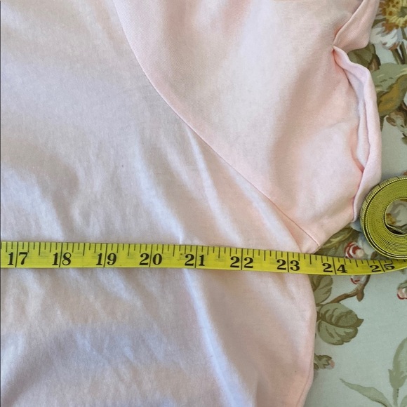 NYDJ Pink Relaxed Short Sleeve Tee - Picture 10 of 11